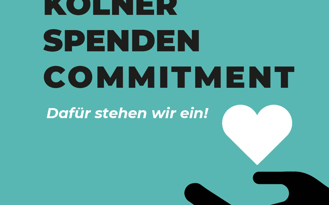 Coach e.V. Mitinitiator des Kölner Spenden Commitments